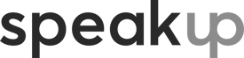 speakuplogo benw